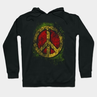 Rasta Graffiti Wall Art - One Love_ for darks Hoodie